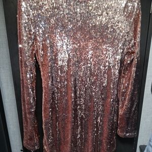 Golden Sequence Dress